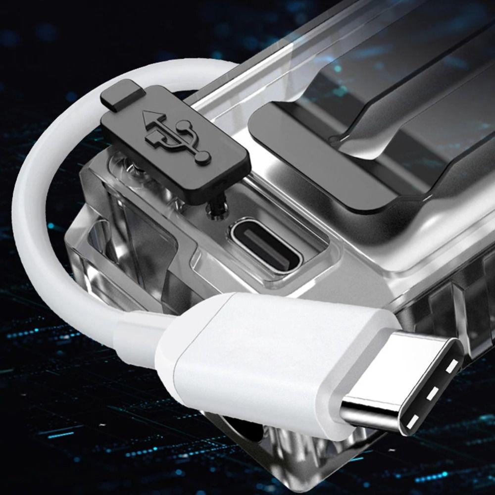 Super Bright Mini Keychain Flashlight 90 Degree Pocket Emergency Lantern Reading