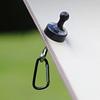 1pc Strong Magnetic Carabiner Keychain Camping Snap Clip D Type Lock Buckle Outdoor Tent Canopy Hanging Buckle Hook Clasps