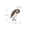 Cartoon animal bird badge exquisite creative alloy paint sparrow bird brooch men's and women's bags clothing accessories