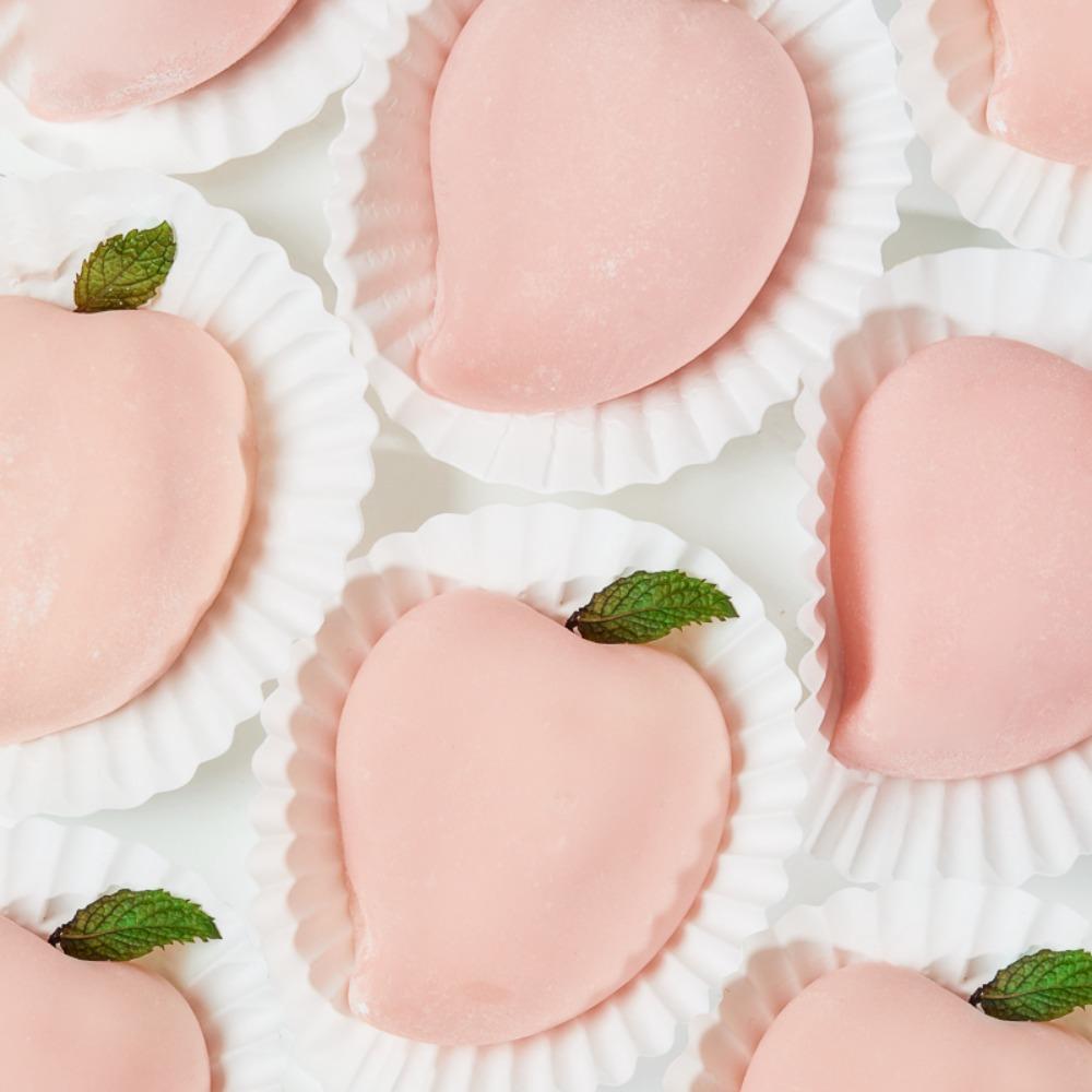 3PCS Durable Aluminium Mango Shape Mold Creative Convenient Metal Molds Peach Shaped Silver Cake Mold Home