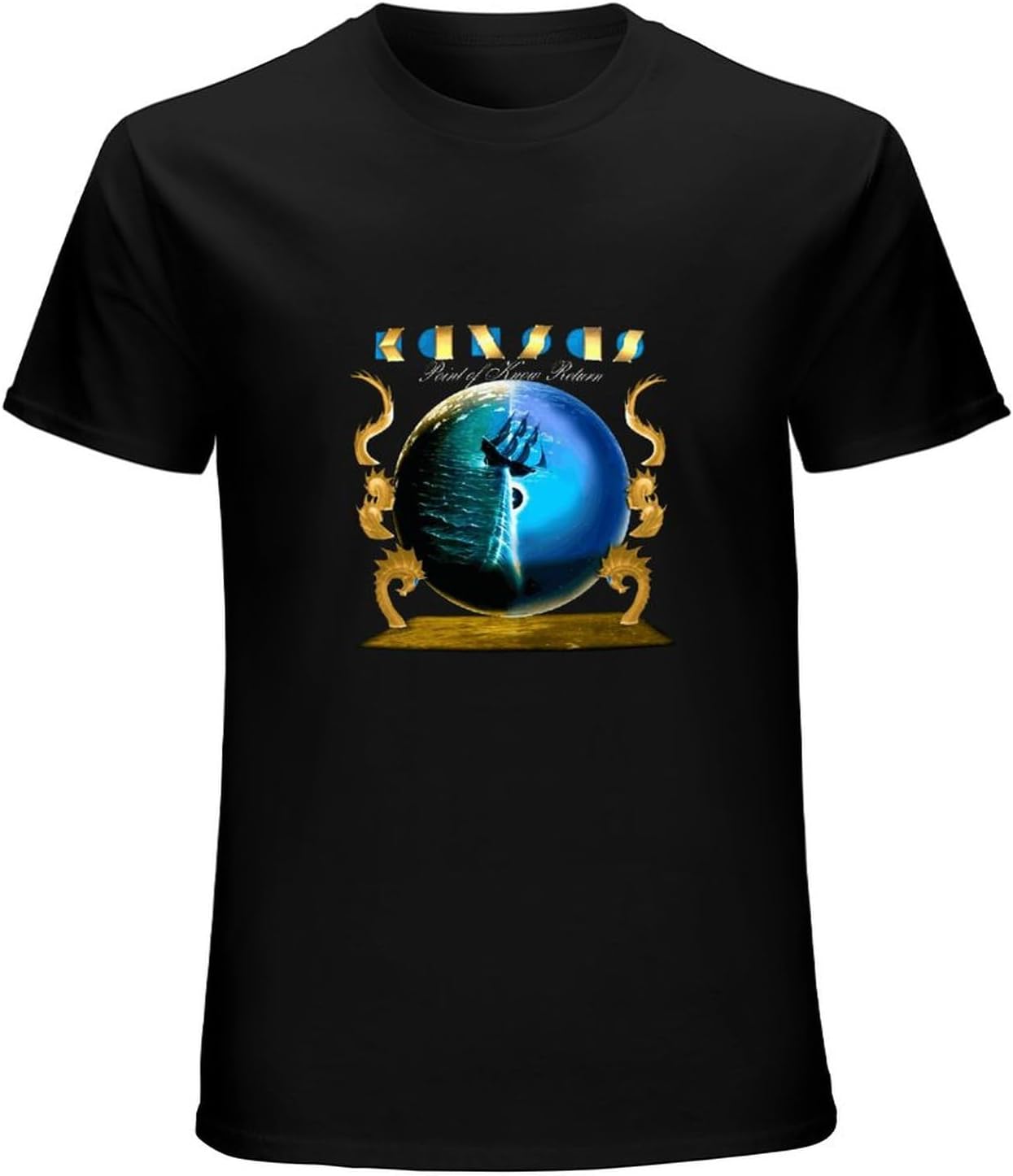 Men s T Shirts Kansas Black XL чёрный