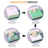 Time Piece Calendar 2026 Desk Calendar With Led Light 3D Tear-Away Calendar Paper Carving Art Memo Pad Notepad Gift Christmas