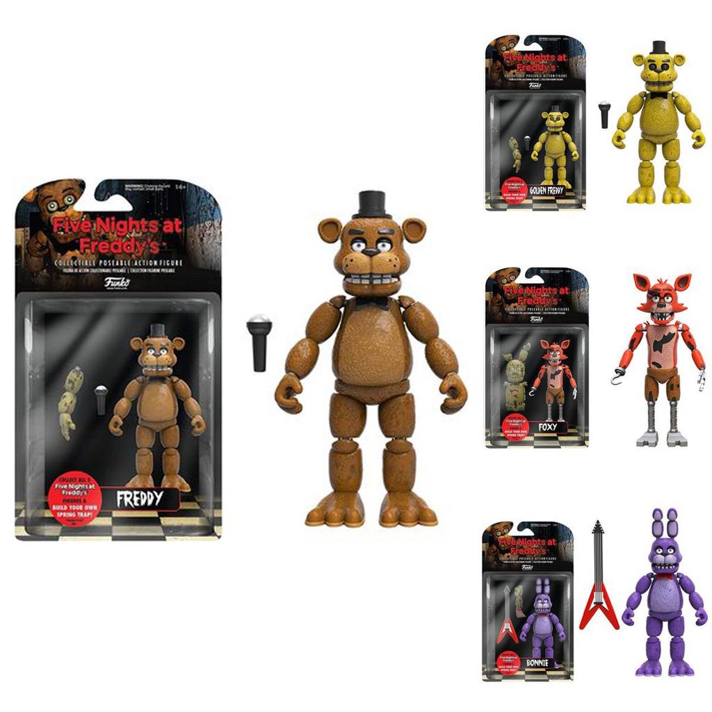 Fnaf Funko Five Nights At Freddy's Action Figure Articulated Golden Freddy For Kids