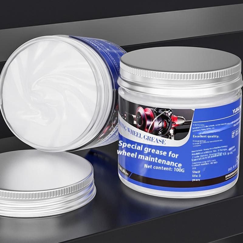 Óleo e Graxa para Manutenção de Carretel de Pesca Marítima 100G Lubrificante de Rolamento Graxa Protetora para Prevenção de Ferrugem de Engrenagem Manutenção de Carretel