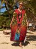 Leopard Print Evening Dress for Women - Colorful, Loose, Plus Size