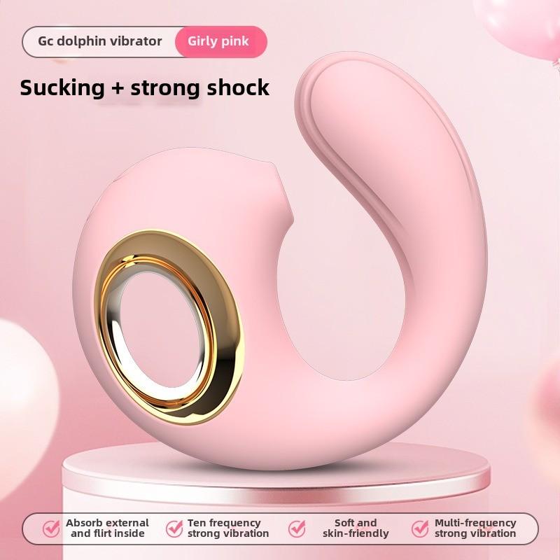 Dolphins Vibrator Female Tongue Licking Sucking G-spot Seconds Tide Massage Masturbator Adult Sex Products