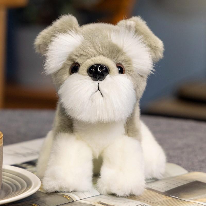 Schnauzer Inu Shiba Plush Toy Cute Rottweiler Girls Children Holiday Doll Gift