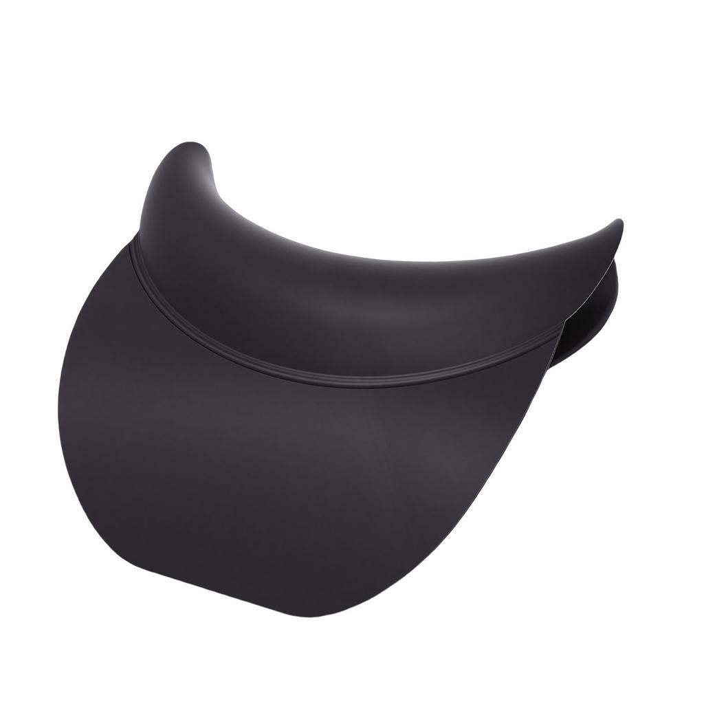 Shampoo Bowl Neck Rest with Suction Cup Soft Silicone Hair Salon Shampoo Sink Neck Cushion Black