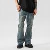 New Element Unisex Washed Stretch Straight-Leg Jeans