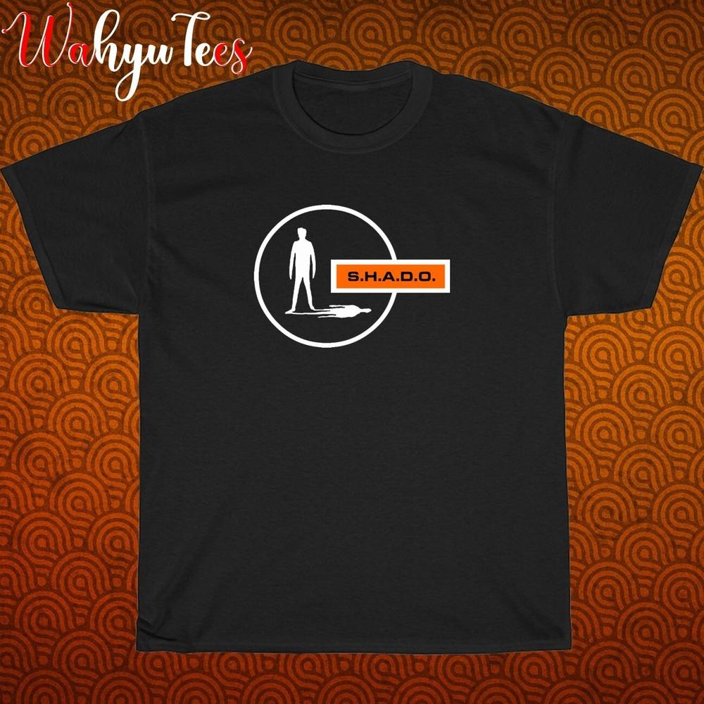 

New! SHADO UFO Logo Black Grey Navy White Size S-5XL Unisex T-Shirt 3XL