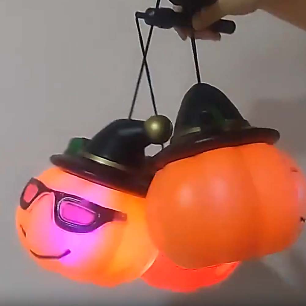 

Пластиковый светящийся тыквенный фонарь Happy Handheld Turnip Lamp Gifts Jack-O -Lantern Bedroom