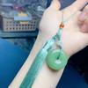 Dongling Jade Ping An Kou Phone Pendant - Simple, Versatile, Fashionable Ornament Accessory