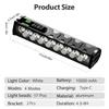 Luce per Bicicletta Anteriore 17 LED 25500 Lumen Luce Bici 10000mAh Torcia Impermeabile Ricarica USB Lampada per Ciclismo MTB Strada Accessori