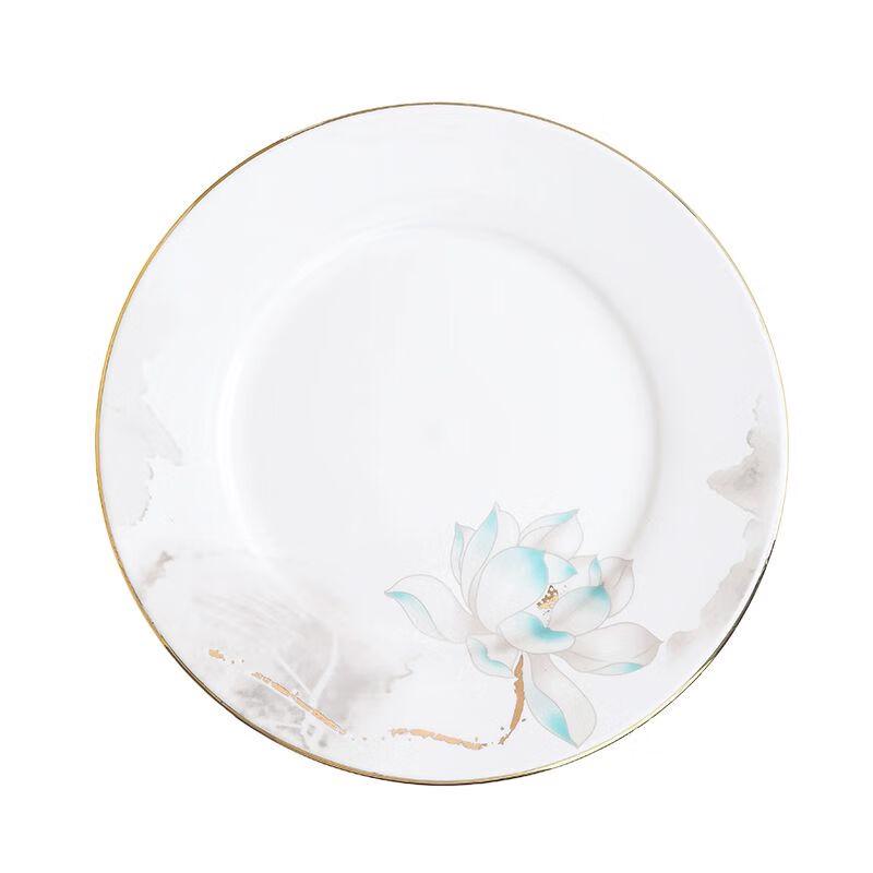 New Chinese Style Gold Rim Bone China Dinnerware Set