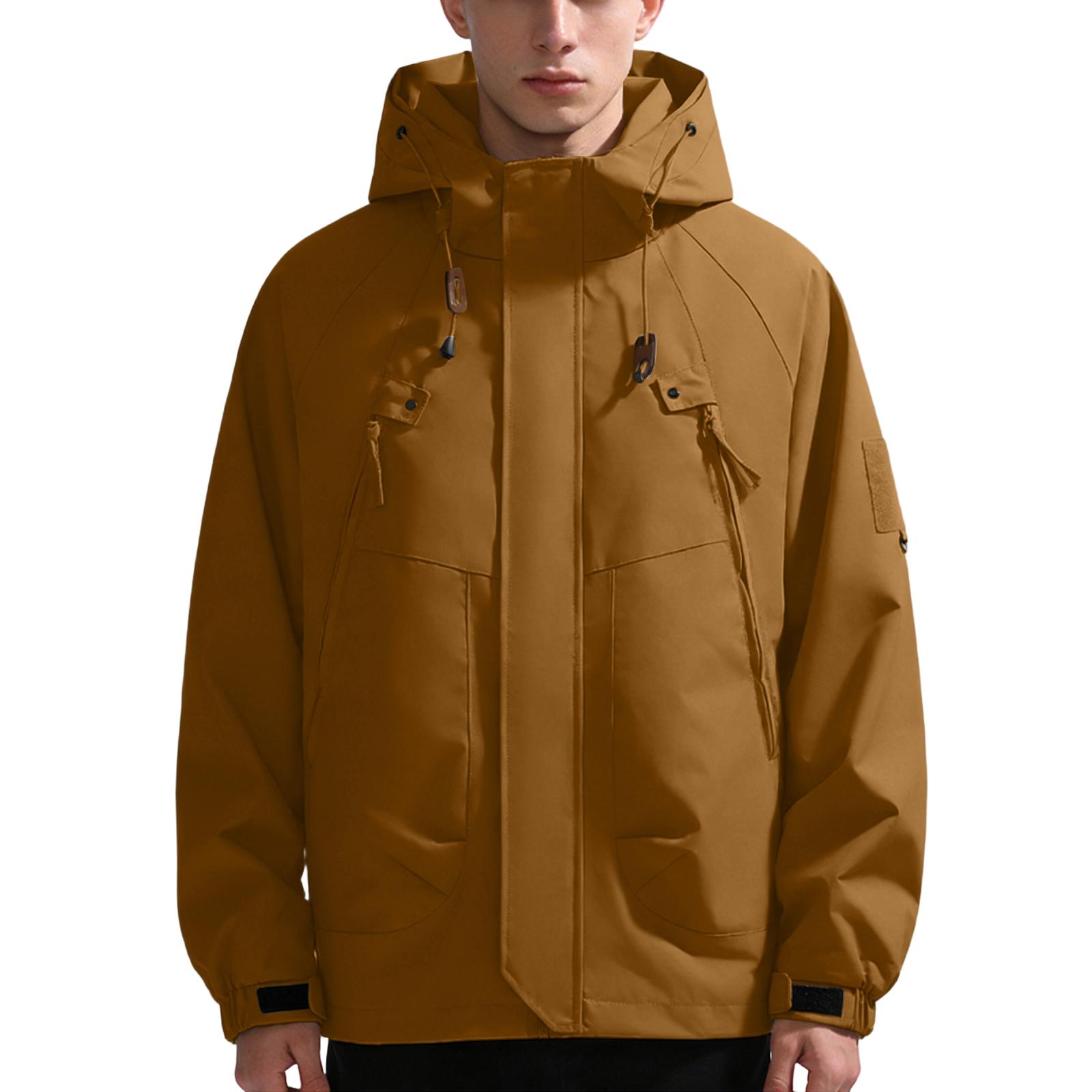 Унисекс свободная ветровка с капюшоном XXL