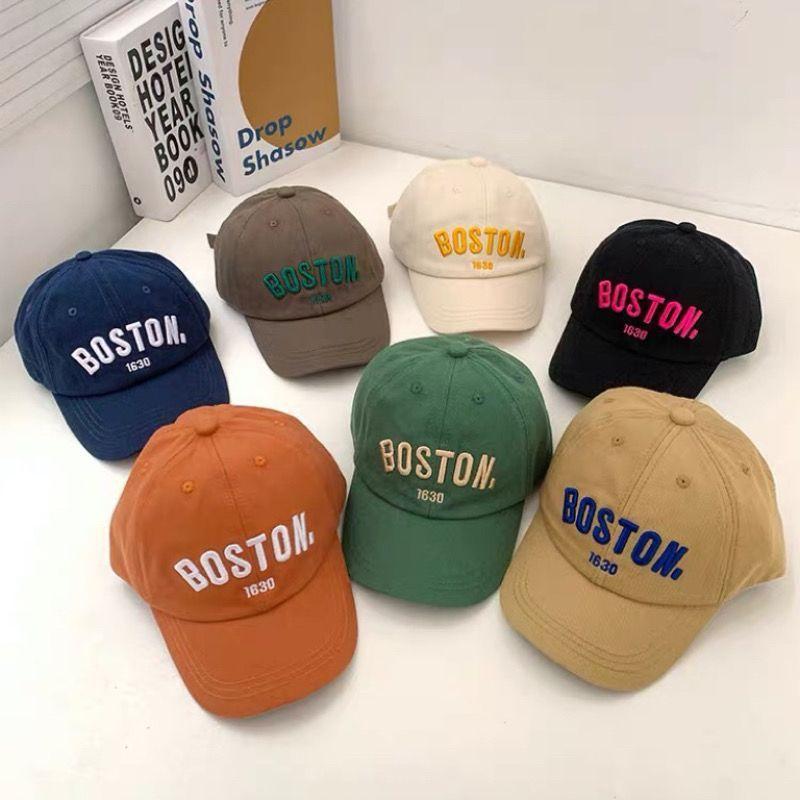 Children Baseball Cap Fashion Letter Embroidery Boys Girls Hip Hop Summer Sun Hat Adjustable Kids Solid Color Caps
