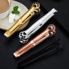Ice Clamp Cat Claw Tongs Stainless Steel Rust Resistant Ice Clip Kitchen Baking Utensils for Barbecue Bread Ice Cubes