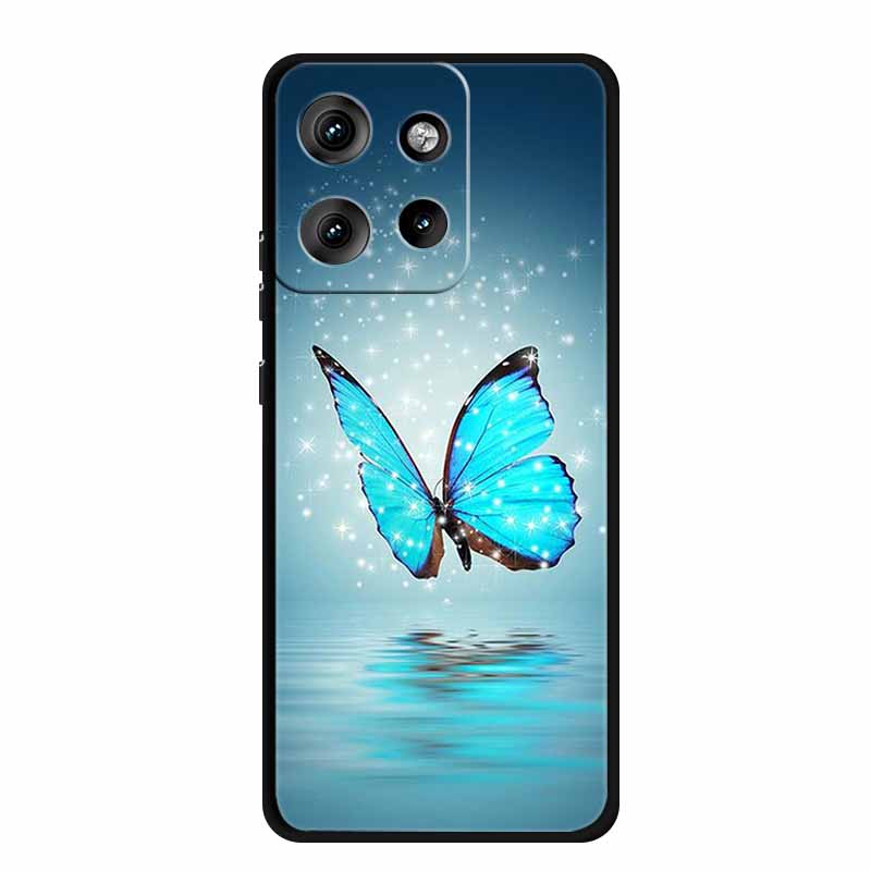 Etui do Motorola Edge 50 Neo Zwierzęta Miękki Silikon TPU Etui na Telefon Tylna Pokrywa Dla Motorola Moto S50 5G Wilk Ochrona Nowe Coque