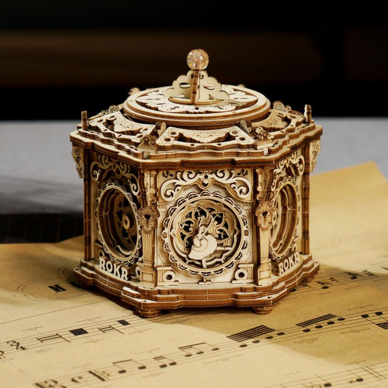 ROBOTIME ROKR 3D Puzzles Secret Garden DIY Mechanical Music Box AMK52