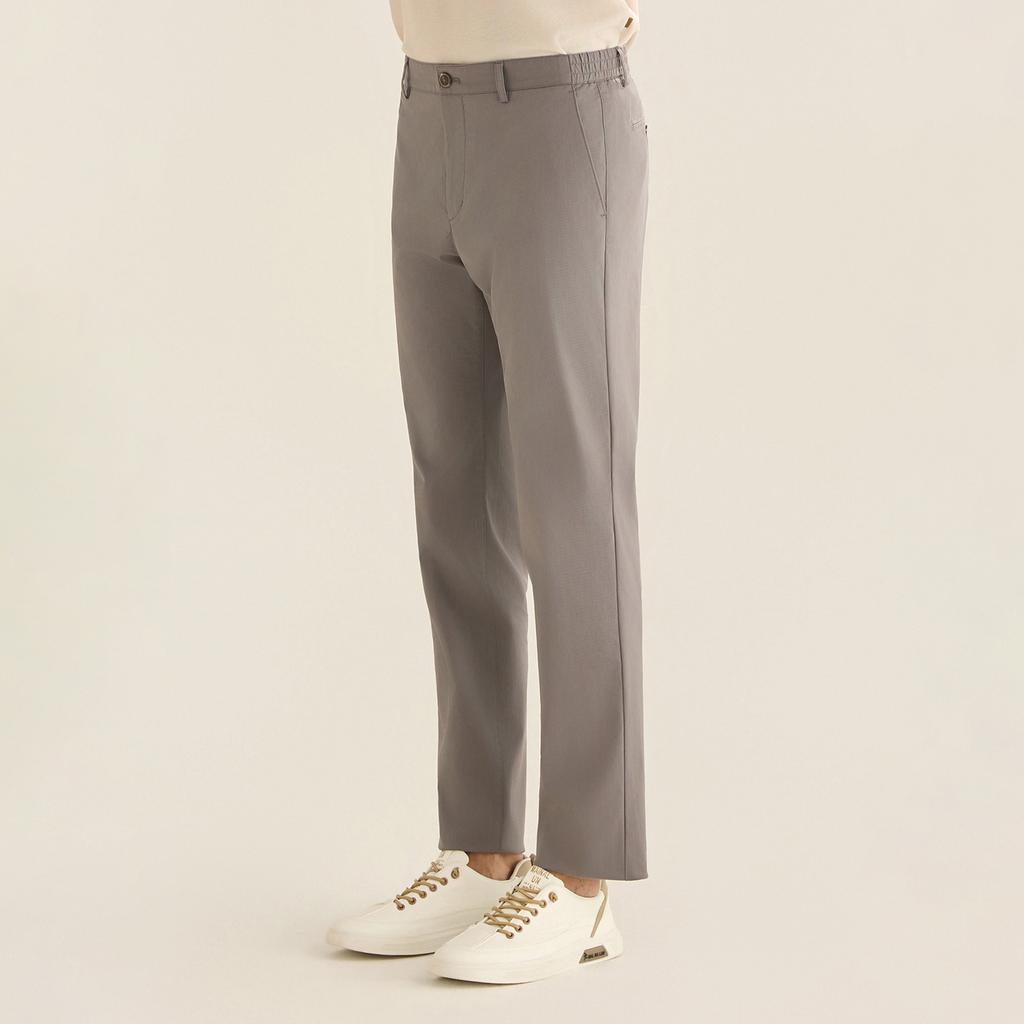 FERRAROMILANO Cotton Blend Twill Chino Pants D/Gray (Am0Gbpc25137)