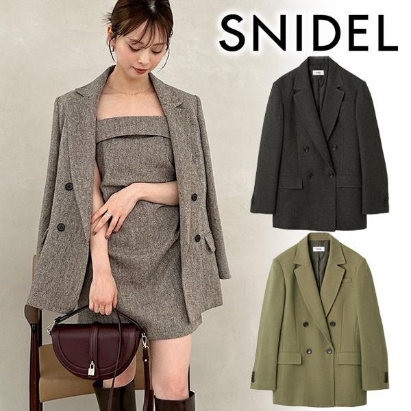 SALE50%OFF/Same-day shipping/SNIDEL Oversized wool jacket SWFJ254160 2025 Fall/Winter