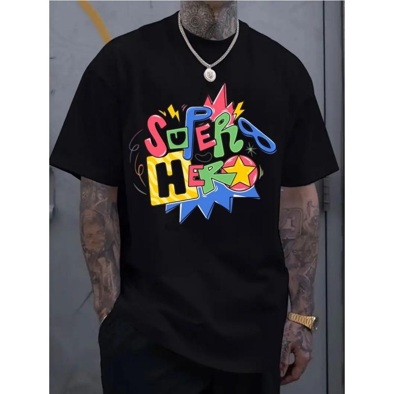 European Size Short-Sleeved Casual for Sports Shirt for Men Featuring a Stylish 2D Print,Made from Stretchy And Comfortable Material, Ideal for Sports