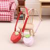 1/12 Doll Strawberry Crossbody Bag Shoulder Bag Doll Fashion Clothes Accessories Dollhouse Decoration Pretend Play Toy