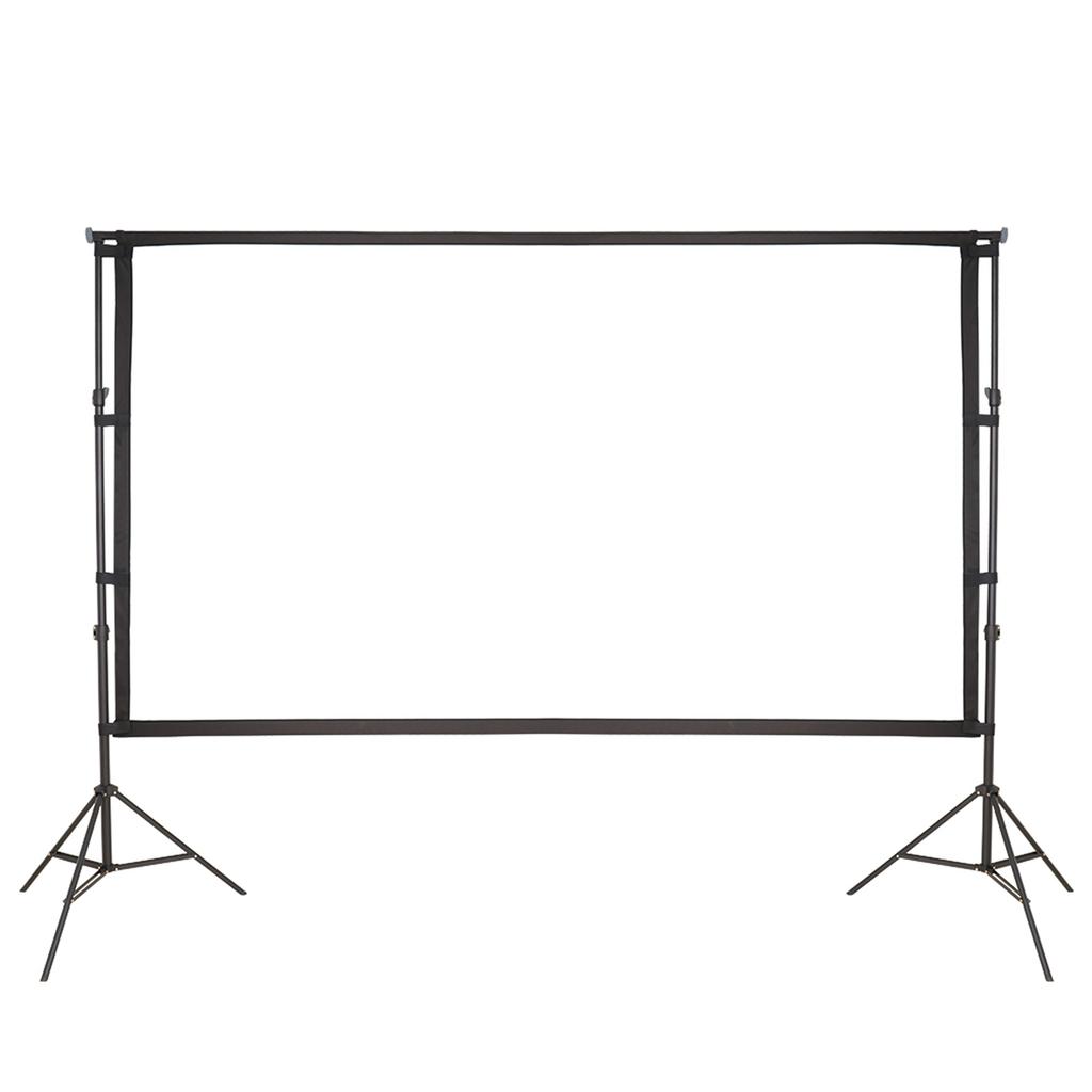 Portable Projector Screen with Stand Projection Screen Indoor Outdoor Movie Screen with Carrying Bag Fast Setup for