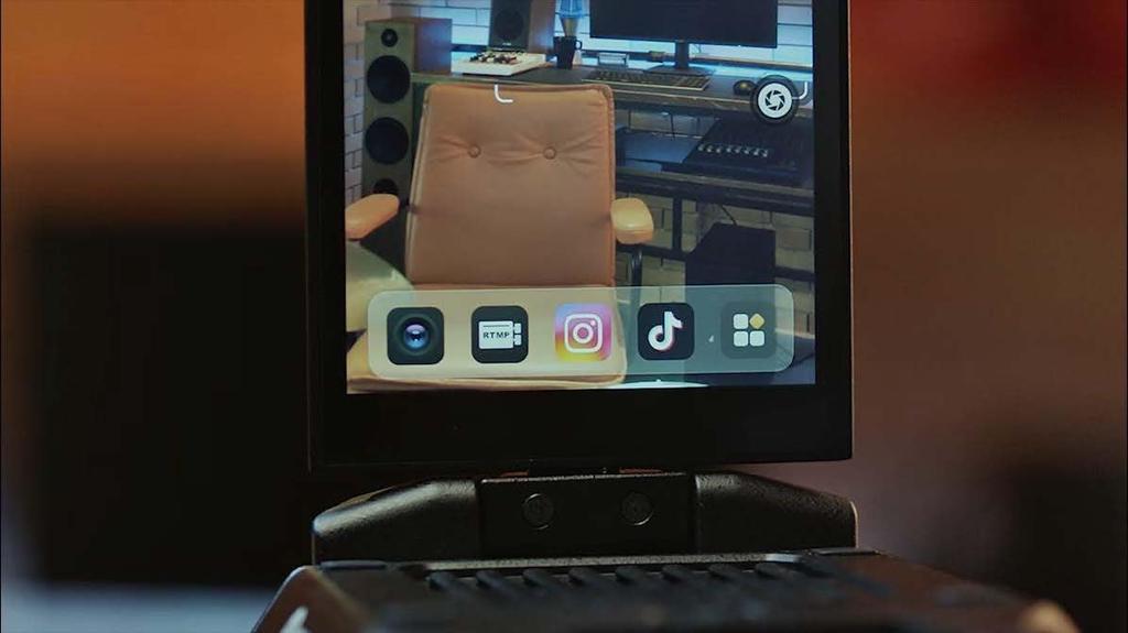 VenusLiv V2 4K Live-Streaming-Plattform-Verteilung mit einem für stabile und vertikale Aufnahmen für Live-Zoom-Objektiv []Hollyland Kamera/Verschiedene