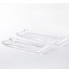 Transparent Glass Plate Japanese Izakaya Sashimi Sushi Afternoon Tea Dessert Cake Kitchen Rectangular Tableware