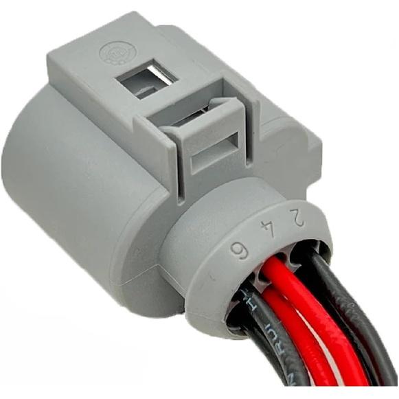 Złącza elektryczne samochodowe 6-pinowe złącze żeńskie zaworu EGR pl;/ug Wiązka przewodów Pasuje Kompatybilna 1J0 973 713 G 1J0973713G 42121200 Z 15cm