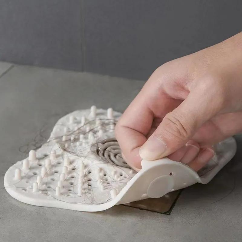 Silicone Floor Drain Kitchen Sink Filter Bathroom Odor Proof Floor Drain Easy To Clean And Beautiful Water Pool Drain Hair Filter YLE57