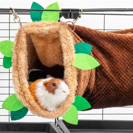 Hamster Hammock Large Space Hanging Bed Warm Hamster Guinea Pigs Sleeping Tunnel