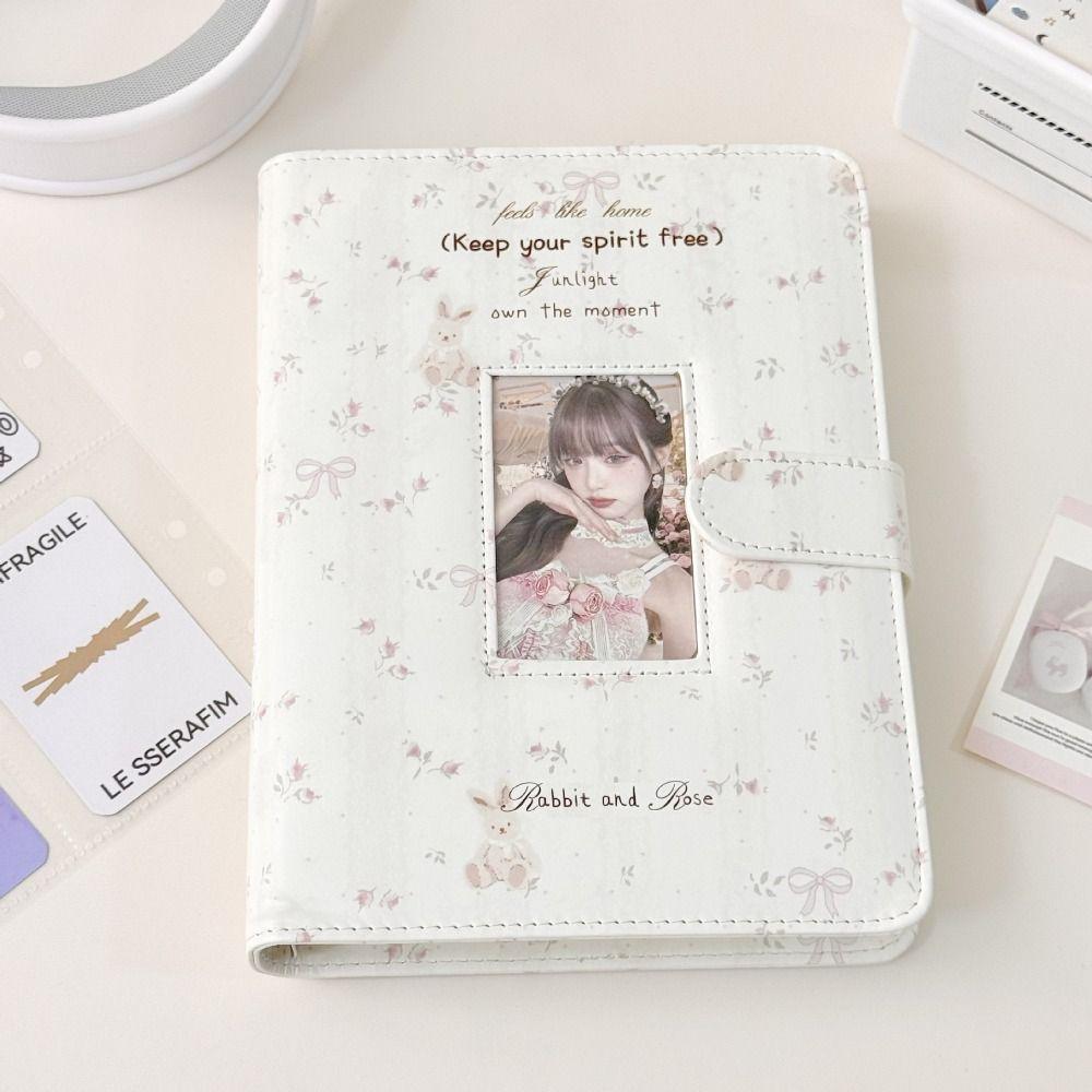 1 pezzo Portafoto in PU da 3 pollici Libretto Collezionabili A5 Album Fotografico Kawaii Collezionabili