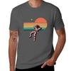 Relaxing Space Unisex Tshirt Basic Solid Color Short Sleeve Cotton Top