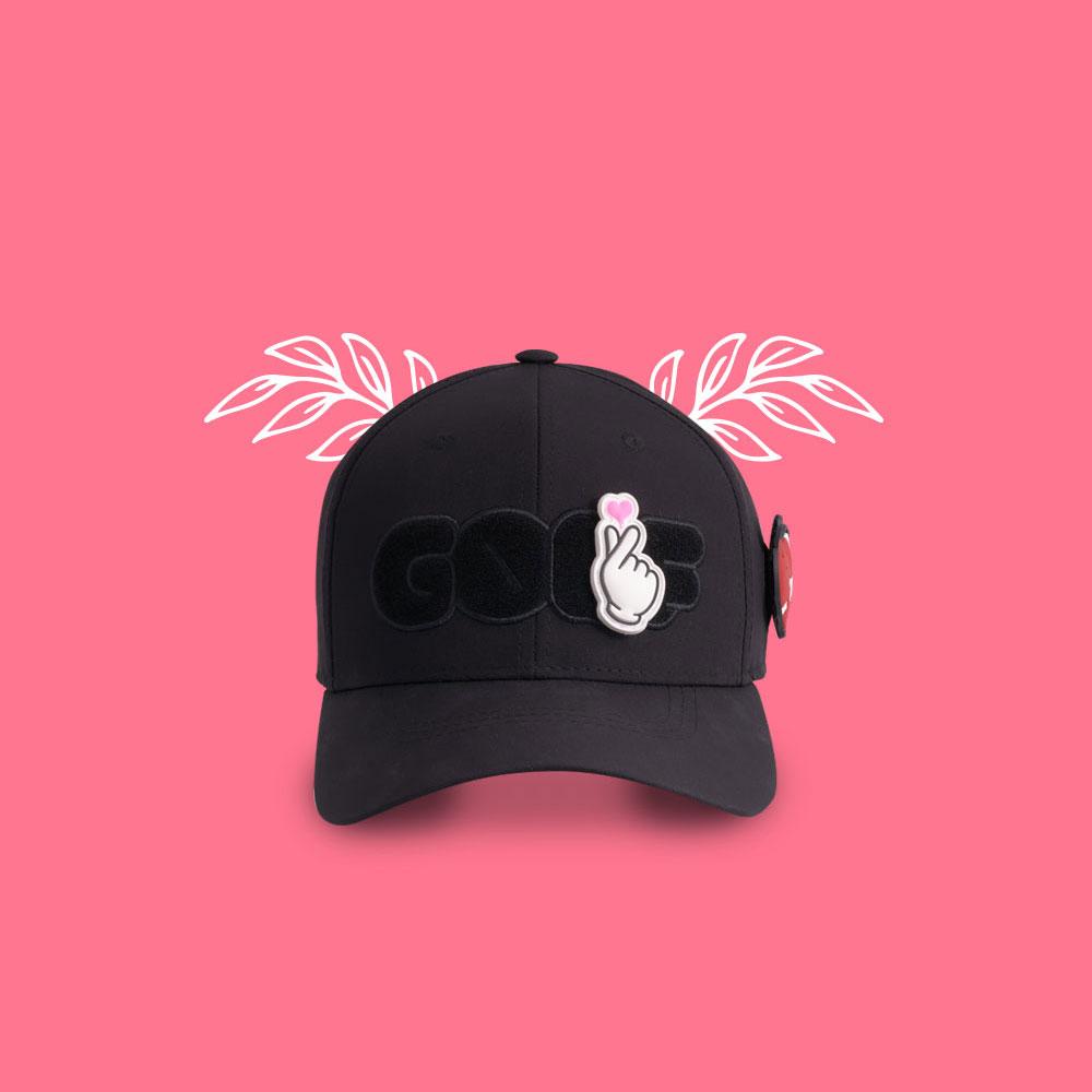 Meolligeon Wappen Golf Cap Cw007 Black Lovely