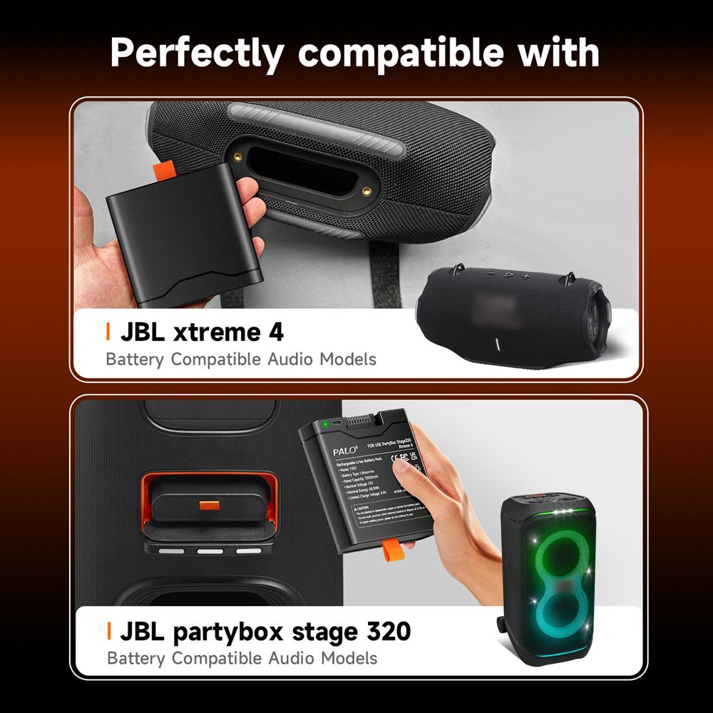 Für JBL Xtreme 4 JBL Lautsprecherakku 12000mAh Akku mit TYPE-C Eingang Für JBL Xtreme 4 JBL Party Box Stage 320 Ersatzakku