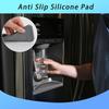 1Pc Silicone Refrigerator Drip Catcher Tray - Water Dispenser Drip Tray & Ice Protector Pan With Raised Ridges For Efficient Dra