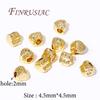 Multi Styles 18K Gold Plated Metal Beads Separators,Spacer Bead For Jewelry Making DIY Accessories,Bracelets Beads Wholesale