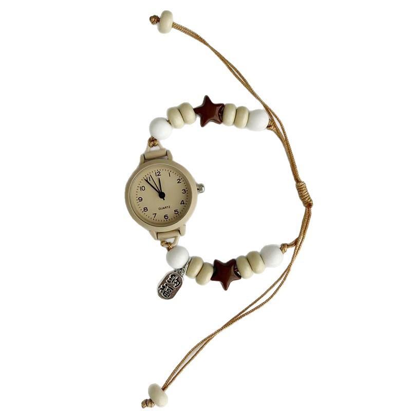 Cute Star Chain Watch Girls Fair Skin Tone Unique Trendy Students