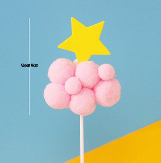 10-Pack 3D Hot Air Balloon & Rainbow Cake Toppers