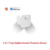 AT19-3 In 1 Tuya Zigbee Human Presence Sensor With Bracket Intelligent PIR Radar Brightness APP Control Smart Home Devices