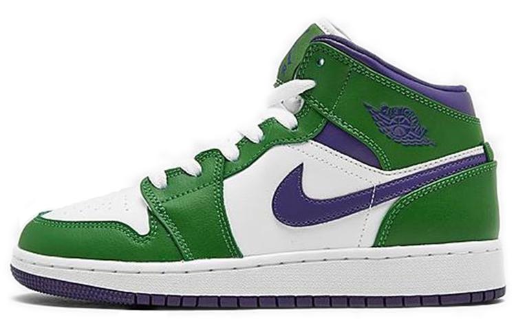 Jordan 1 Mid Incredible Hulk GS 554725-300 36