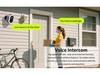 2K Tuya WiFi Wireless Battery 3MP CCTV PIR Camera