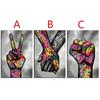 Graffiti Wall Art Finger Fist Canvas Painting Abstract Poster Street Pop Art Canvas Print Wall Pictures for Living Room Decor NO Frame