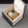 Enamel full color Ru kiln master teacup light luxury retro tea set cup gift box hardcover high-end father teacher gift