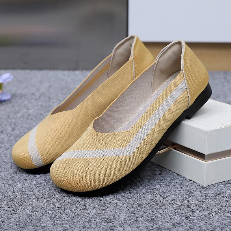 New Women'S Casual Single Shoes Lightweight Comfortable Breathable Anti-Slip Sole Free Shipping For Outdoor Casual