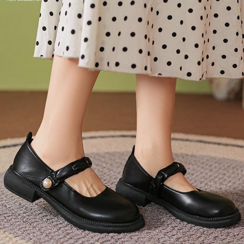 Korean Version Shallow Mouth Single Shoes Female 2024 New Fashion Casual Simple All-match Color Matching Women Shoes Summertime