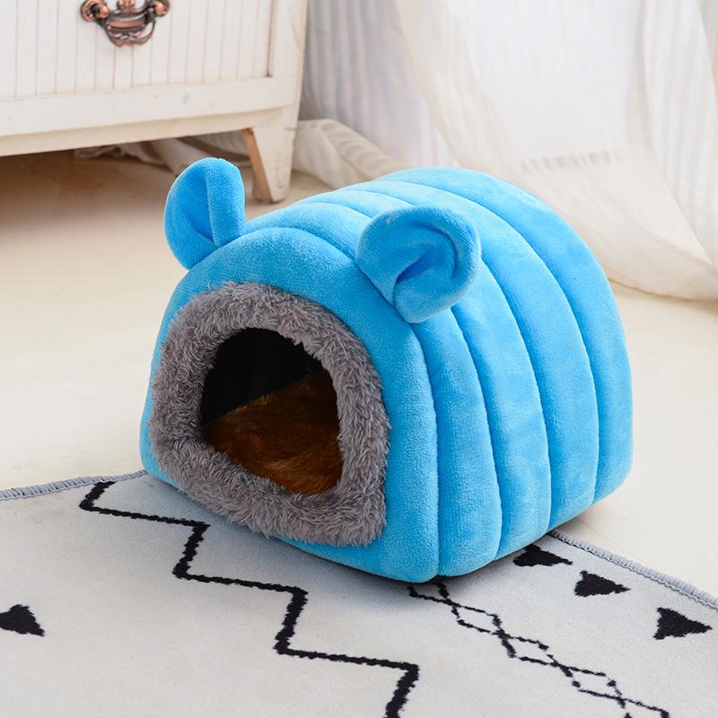 Mini Pet House: Cozy Hamster, Guinea Pig, Hedgehog & Squirrel Bed for Small Rodents