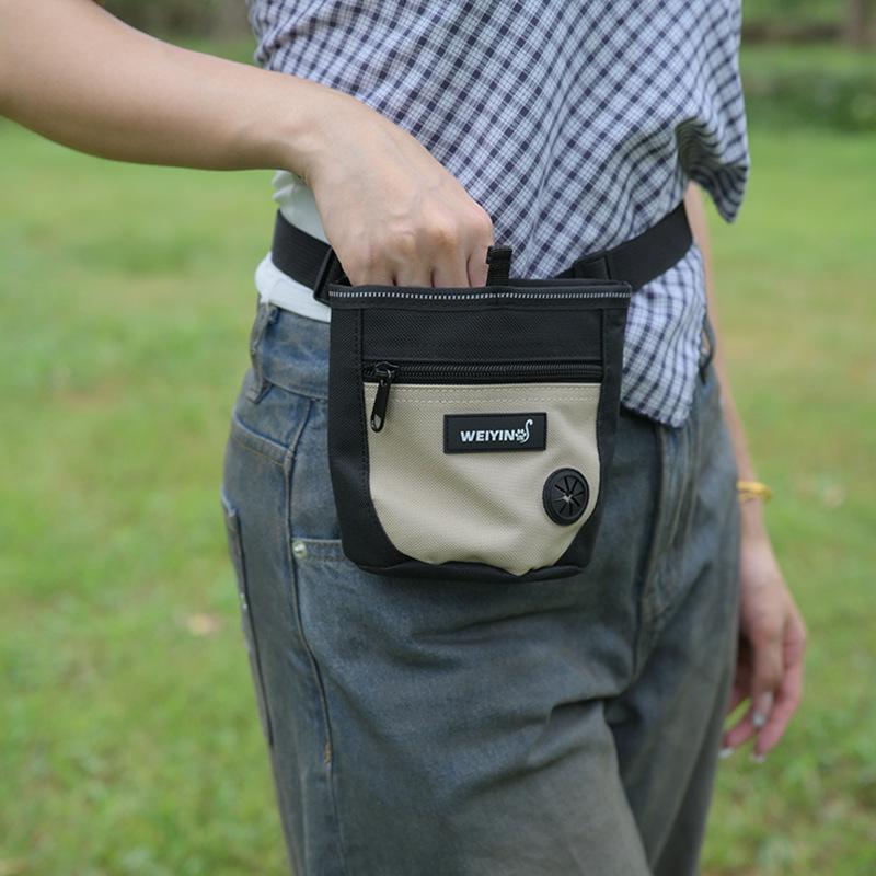 

Поясная сумка для дрессировки питомцев - Многофункциональная сумка для прогулок с собакой и кормления лакомствами 16W*14H*6D CM